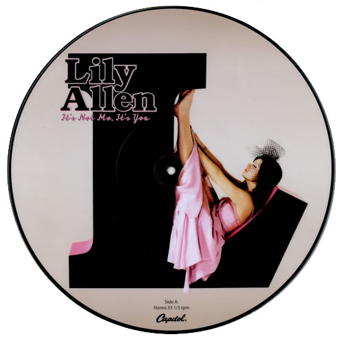 Lily Allen It's Not Me, It's You US picture disc LP (vinyl picture